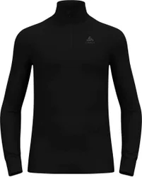 Première couche technique - BL Top Turtle Neck LS Half Zip Active Warm Eco M Black - Taille M - Noir