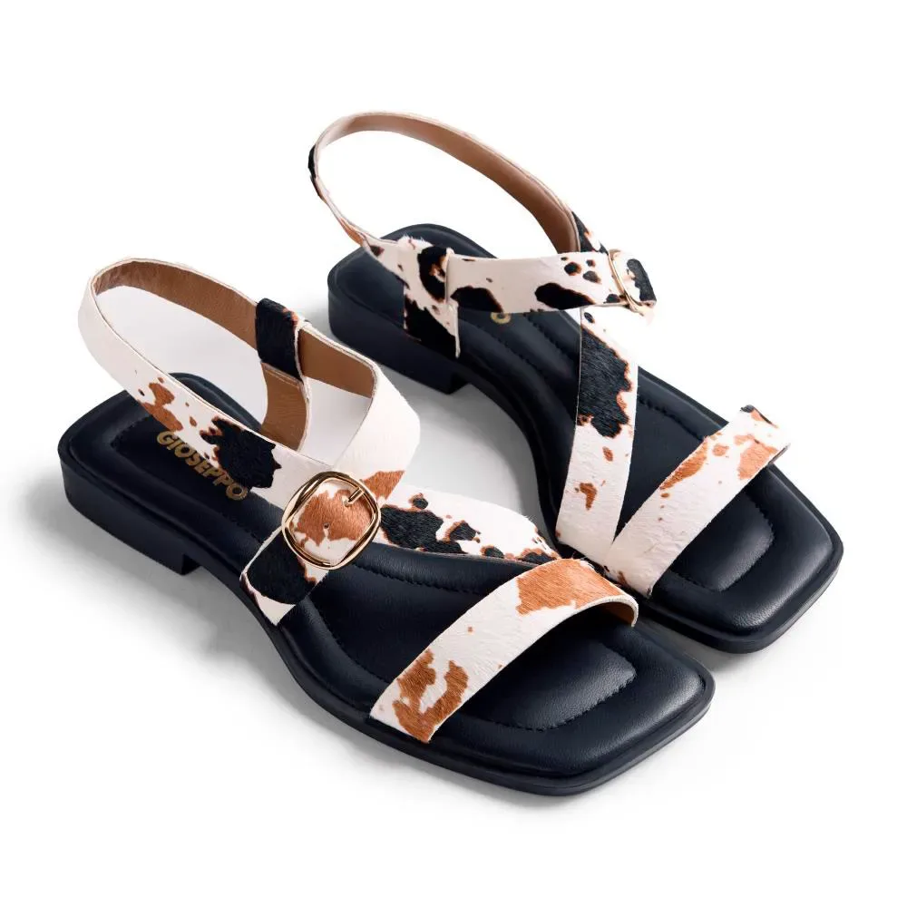 Sandali Mbeya Cow / Cow Print EU 38 - Gioseppo - FashionsVida
