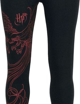 Leggings - Phoenix - S bis 3XL - für Damen - Größe S - schwarz - EMP exklusives Merchandise! - Frauen - female
