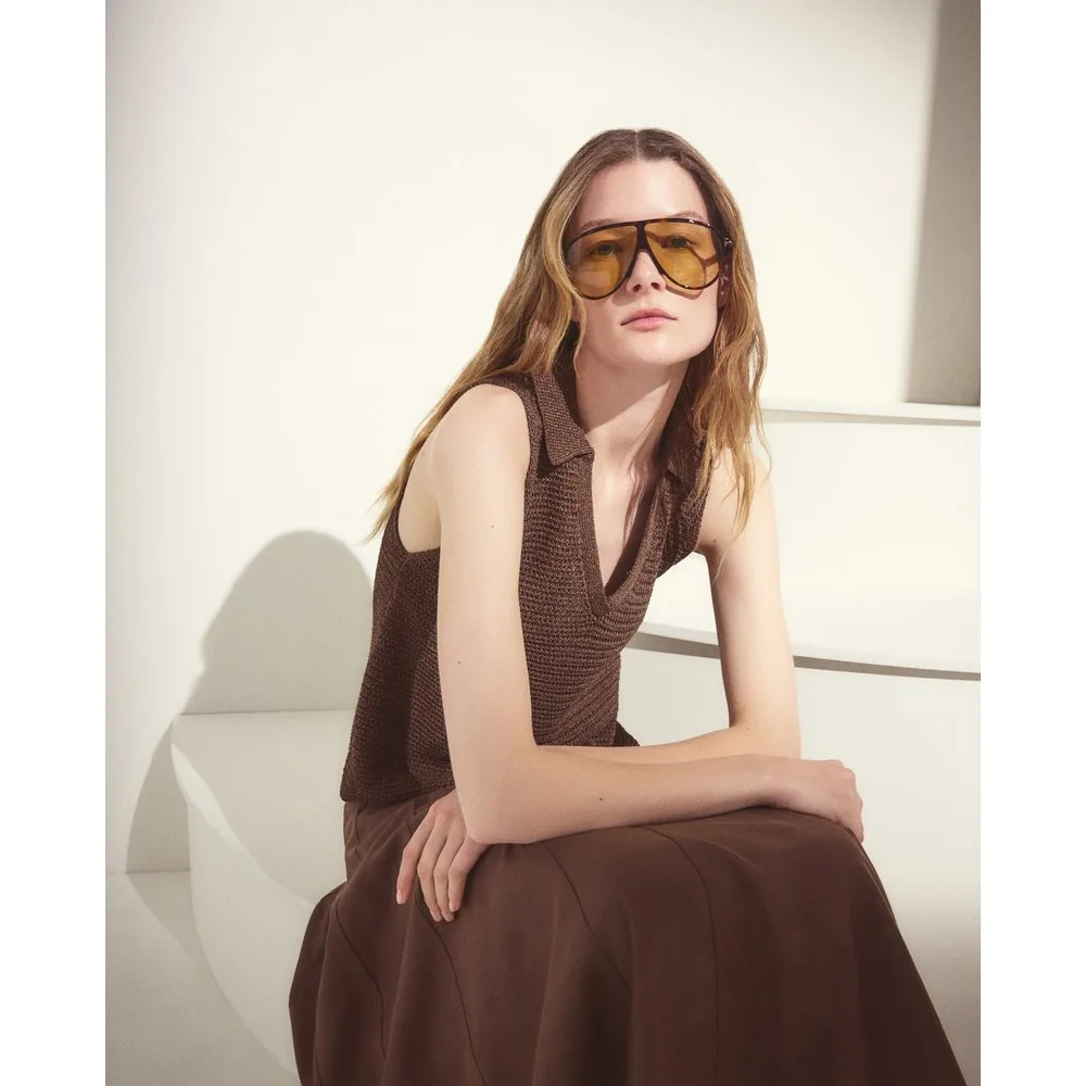 Top de mujer sin mangas y adorno de cordón - Woman El Corte Inglés - FashionsVida