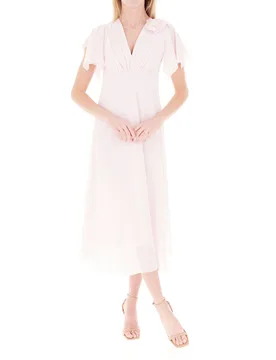 Abito scollo V ROSA CHIARO XL - Rinascimento - FashionsVida