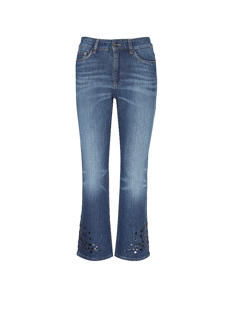 Jeans Wide Leg FORLI 7/8 bleu marine 38 - Marc cain - FashionsVida