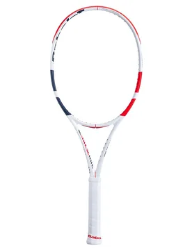 Pure Strike 16x19 Unstrung Tennis Racket White / Red / Black 1 - Babolat - FashionsVida