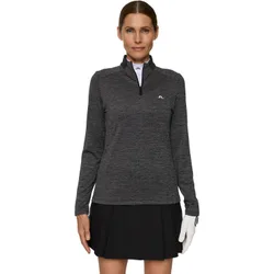 Layer Steffi 1/4 Zip, schwarz/weiss xs