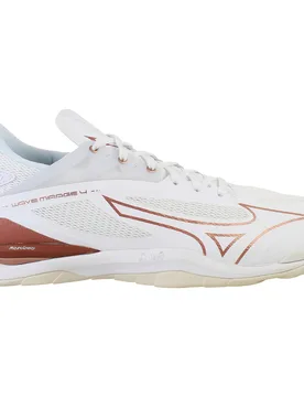 Wave Mirage 4 Womens White Handball Shoes - Size Uk 4 - Mizuno - FashionsVida