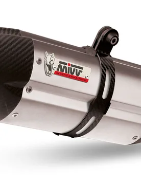 Terminale Suono Inox-Carbonio Kawasaki Ninja 300 2013-2016 - Mivv - FashionsVida