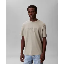 Camiseta Hombre con logo metalizado
