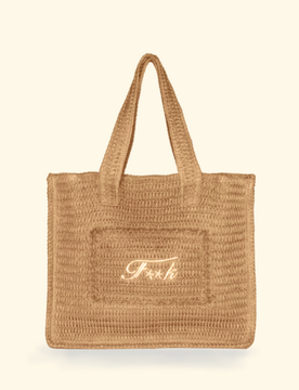 EFFEK borsa mare donna beige