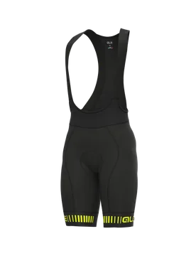 Pantaloncini ciclismo PR-R STRADA giallo fluo 2024 - ALE' - FashionsVida