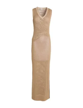 Maxi-Kleid Damen Sand M Damen - Eleventy - FashionsVida