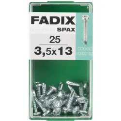 Tornillo Roscachapa Cabeza Redonda Ø3,5 x 13 mm - Caja 25 Uds