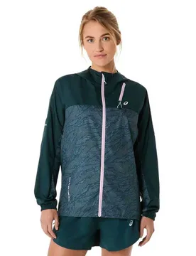 Giacca Fujitrail Packable Windbreaker Saxon Green / Light Ube XS