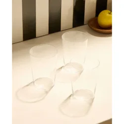 Juego de 4 vasos de pinta de cristal Viena