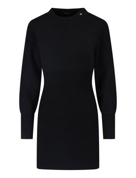 Sculpting Viscose Blend Midi Dress