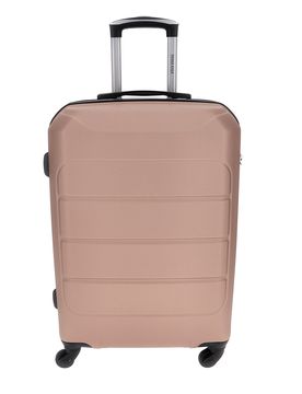 Valigia trolley cabina rosa con manico telescopico PR173/P