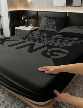 Juego de ropa de cama estampado de 2/3 piezas (1 juego de sábanas + 1/2 fundas de almohada sin relleno), protector de colchón cómodo y amigable con - Shein - FashionsVida