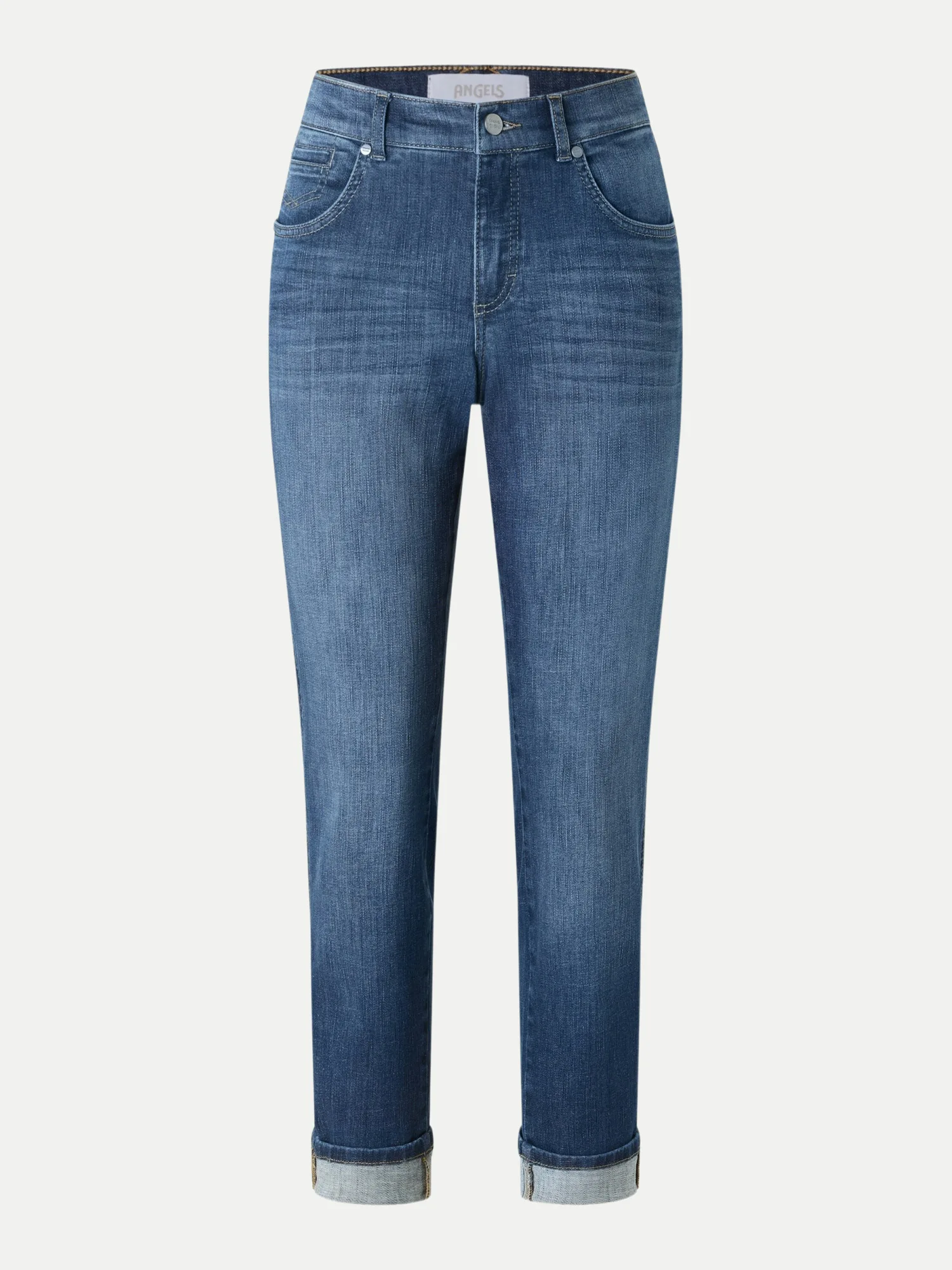 Straight-Fit Jeans Darleen Turn Uo Blau 42/30 - Angels - FashionsVida