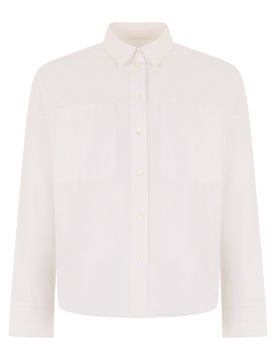Maison Kitsuné Classic Striped Cotton Shirt for Women