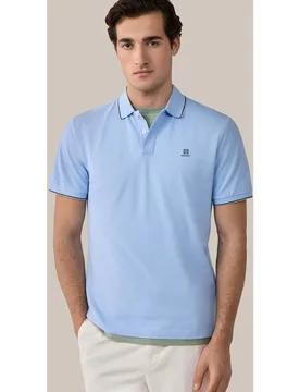 Polo manga corta con ribete fit clásico - Hackett - FashionsVida