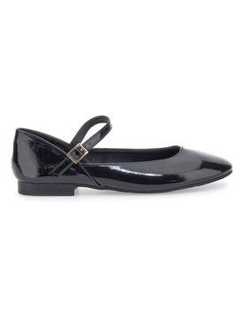 Ballerine nere verniciate con cinturino IDEA01 39
