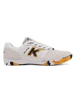 Chaussures De Futsal Elite In White / Gold / Black EU 41 Homme - Kelme - FashionsVida