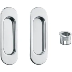 Kit Puertas Correderas Embutir Ovalado 30 Ø - 125 x 21 mm