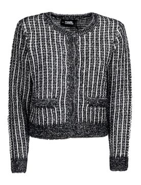 Cardigan in maglia bouclé