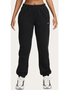 Pantalón de casual de mujer Studio Fleece Women's Mid-Rise Cuffed Pants - Nike - FashionsVida
