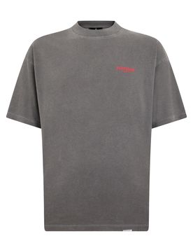 Shaded Cotton T-Shirt with Discreet Front Logo
