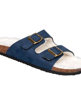 Kuschelpantolette „Kerstin“ blau 40 Damen
