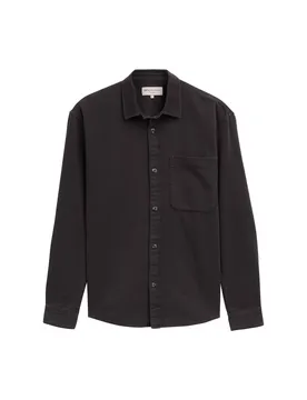 XXL relaxed garment dye shirt male