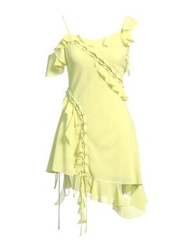 Mini-Kleid Damen Limettengrün 40 Damen