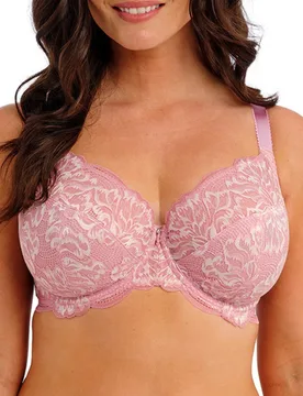 Womens Emmaline Side Support Bra - Pink Polyamide - Size 30gg - Fantasie - FashionsVida
