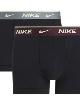 Boxers Eday Trunk 2 Unità Black / Burgundy Crush / Cool Grey S