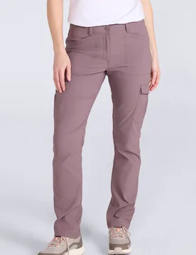 Women's 'Conniston' Stretchy Cargo Trousers Casual Quick Dry Outdoor Pants in Brown Size: 8 - Brown - Size: 8 - Mountain Warehouse - FashionsVida