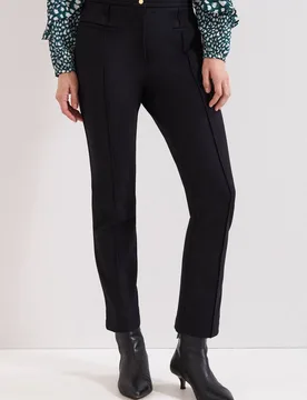 Women's Keri Ponte Trouser in Black Size: 12 - Black - Size: 12 - Phase Eight - FashionsVida
