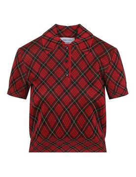 Alexander Mcqueen Polo Microcheck