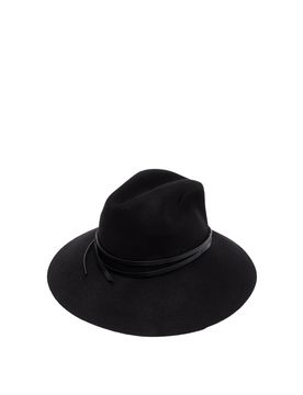 Cappello a tesa larga in lana