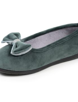 Chaussons ballerines Sauge noeud irisé sauge noeud irisé 40