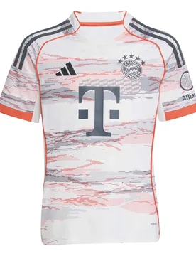 Kinder-Auswärtstrikot Bayern München 2025/26 - Blanc - unisex - Size: 15/16 ans - Adidas - FashionsVida