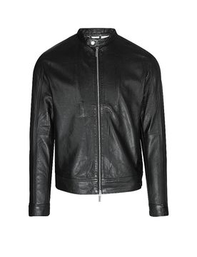 Chaqueta de cuero SLHARCHIVE negro M