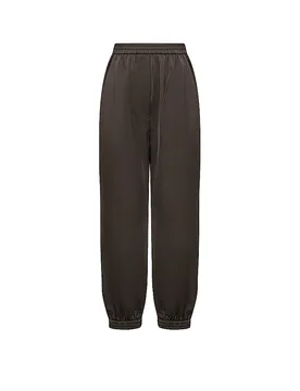 Pantalón Balloon Fit TALMALL marrón XS - Lollys Laundry - FashionsVida
