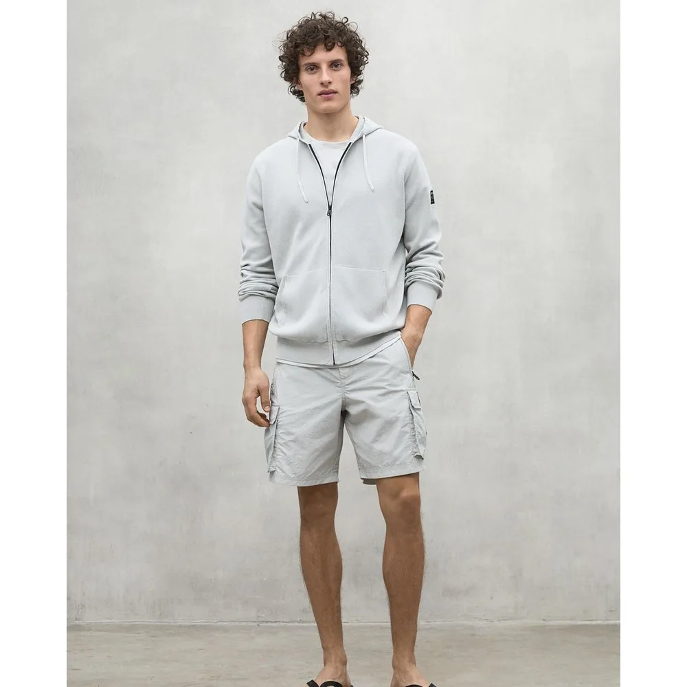 Bermudas cargo de hombre aliste con broches ocultos - Ecoalf - FashionsVida