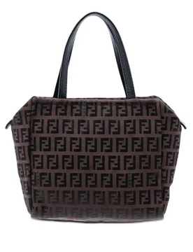 Mini Zucchino Canvas Handbag - Fendi - FashionsVida