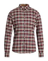 Hemd Herren Pflaume S Herren