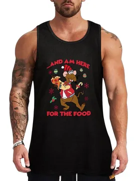 The Muppets Christmas Carol Rizzo the Rat I Am Here For The Food Tank Top Neutral Print Tank Top Simple Graphic Sleeveless Wear - Aliexpress - FashionsVida
