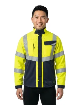 Veste Multisafe 13809 Hi-Vis Yellow / Dark Navy 4XL - MASCOT - FashionsVida