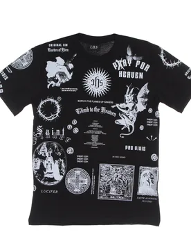 Maglietta Uomo Solid Manifesto Tee Black - IHS - FashionsVida