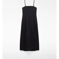 Vestido largo de tirantes bordado