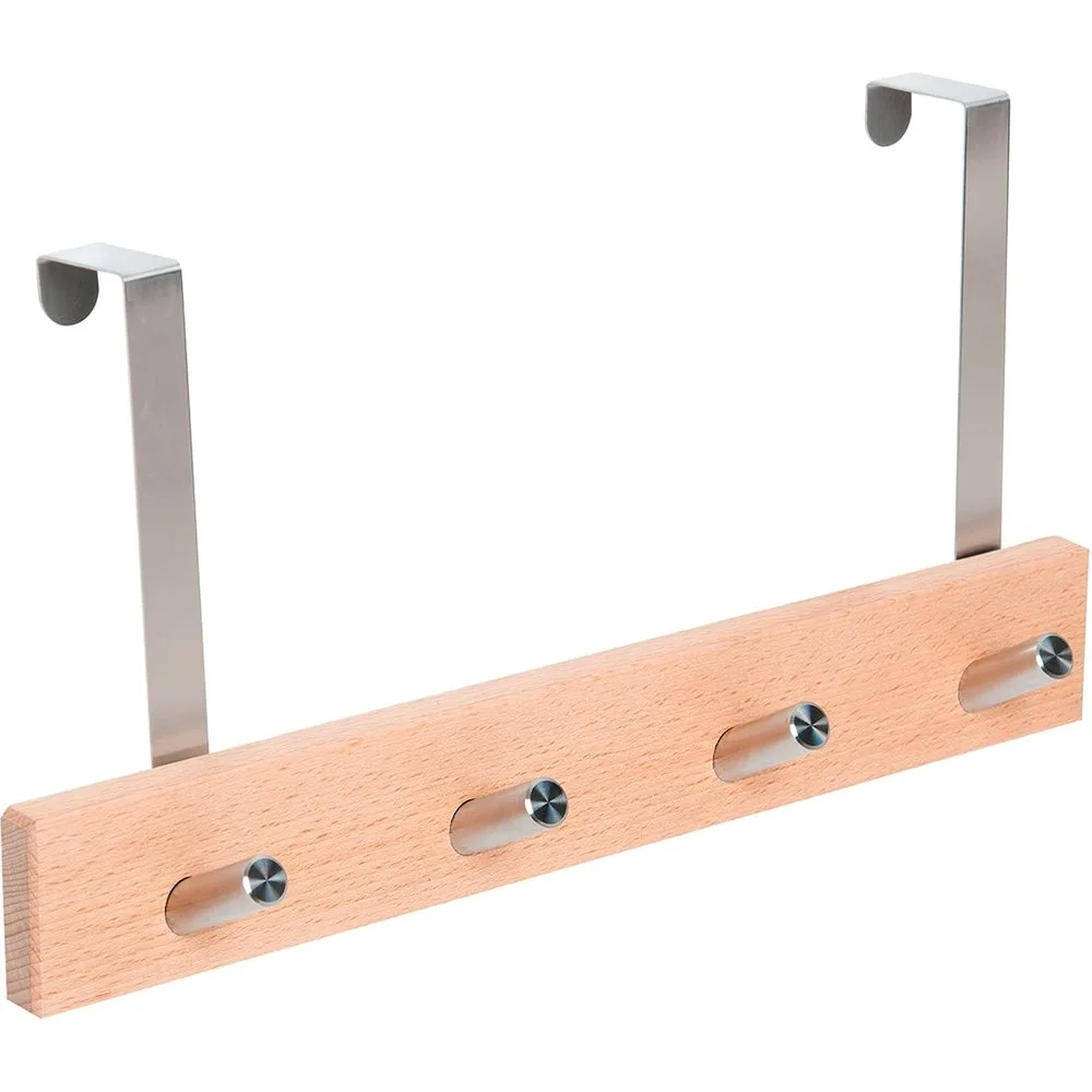 Percha Madera y Zamak 4 Colgadores 9400HNIN4S - Nesu - FashionsVida